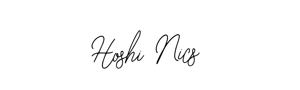 This is the best signature style for the Hoshi Nics name. Also you like these signature font (Bearetta-2O07w). Mix name signature. Hoshi Nics signature style 12 images and pictures png