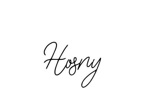 How to make Hosny name signature. Use Bearetta-2O07w style for creating short signs online. This is the latest handwritten sign. Hosny signature style 12 images and pictures png