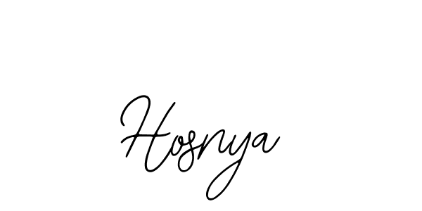 How to make Hosnya signature? Bearetta-2O07w is a professional autograph style. Create handwritten signature for Hosnya name. Hosnya signature style 12 images and pictures png