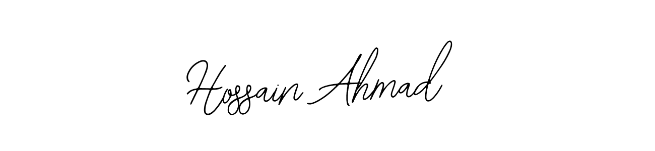 Create a beautiful signature design for name Hossain Ahmad. With this signature (Bearetta-2O07w) fonts, you can make a handwritten signature for free. Hossain Ahmad signature style 12 images and pictures png