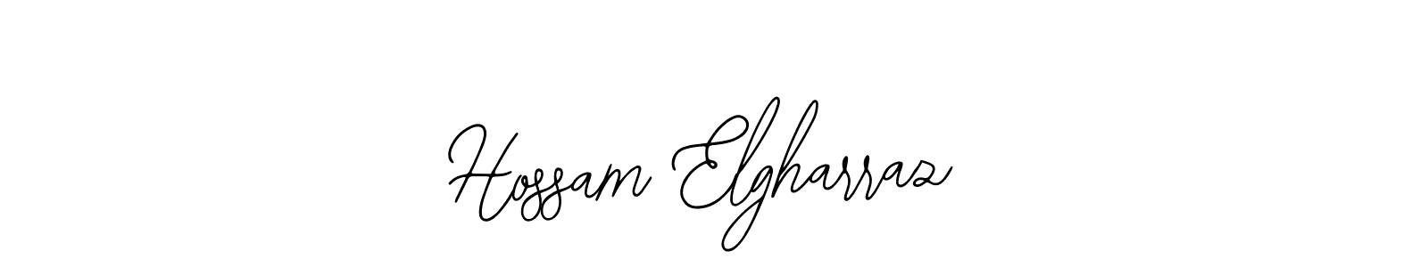 How to make Hossam Elgharraz name signature. Use Bearetta-2O07w style for creating short signs online. This is the latest handwritten sign. Hossam Elgharraz signature style 12 images and pictures png