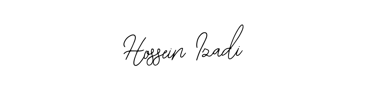 This is the best signature style for the Hossein Izadi name. Also you like these signature font (Bearetta-2O07w). Mix name signature. Hossein Izadi signature style 12 images and pictures png