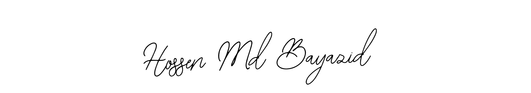 Design your own signature with our free online signature maker. With this signature software, you can create a handwritten (Bearetta-2O07w) signature for name Hossen Md Bayazid. Hossen Md Bayazid signature style 12 images and pictures png