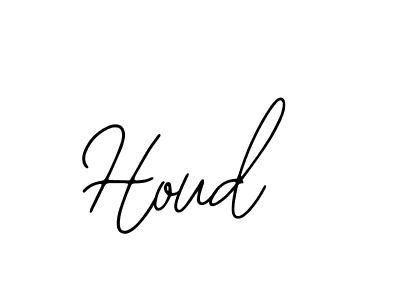 How to make Houd name signature. Use Bearetta-2O07w style for creating short signs online. This is the latest handwritten sign. Houd signature style 12 images and pictures png