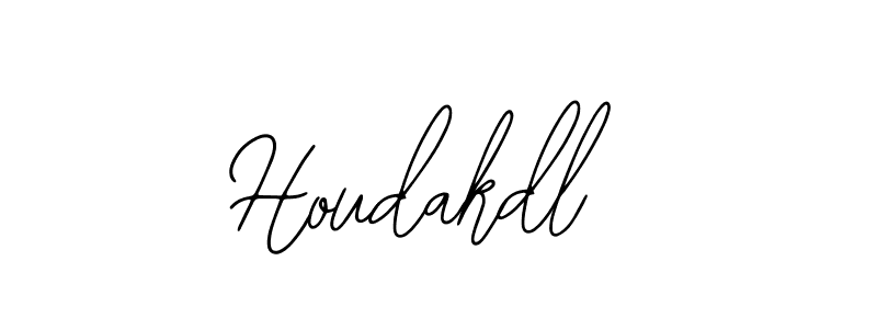 How to make Houdakdl name signature. Use Bearetta-2O07w style for creating short signs online. This is the latest handwritten sign. Houdakdl signature style 12 images and pictures png