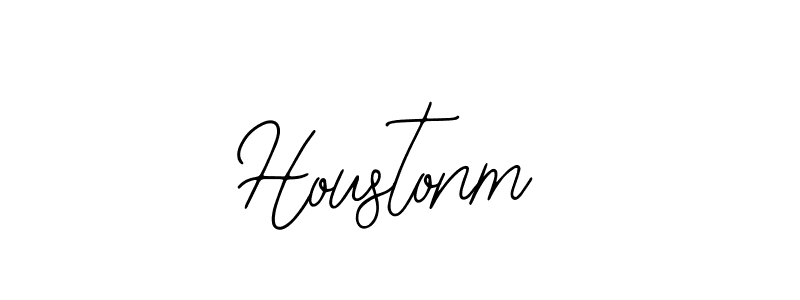 Use a signature maker to create a handwritten signature online. With this signature software, you can design (Bearetta-2O07w) your own signature for name Houstonm. Houstonm signature style 12 images and pictures png