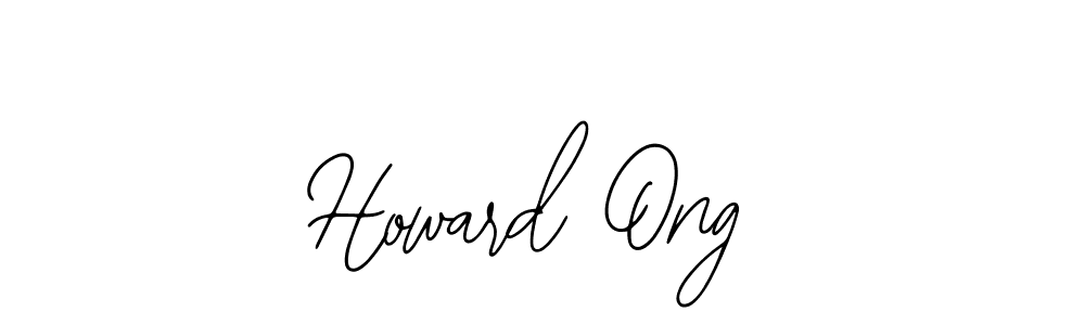 Similarly Bearetta-2O07w is the best handwritten signature design. Signature creator online .You can use it as an online autograph creator for name Howard Ong. Howard Ong signature style 12 images and pictures png