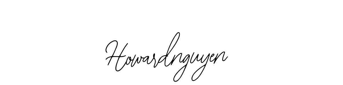 How to make Howardnguyen signature? Bearetta-2O07w is a professional autograph style. Create handwritten signature for Howardnguyen name. Howardnguyen signature style 12 images and pictures png