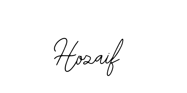 How to make Hozaif signature? Bearetta-2O07w is a professional autograph style. Create handwritten signature for Hozaif name. Hozaif signature style 12 images and pictures png