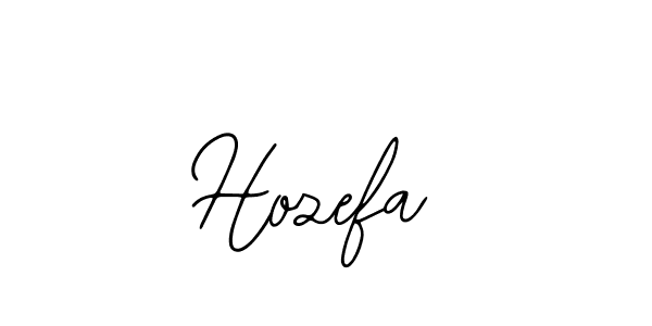 How to make Hozefa name signature. Use Bearetta-2O07w style for creating short signs online. This is the latest handwritten sign. Hozefa signature style 12 images and pictures png