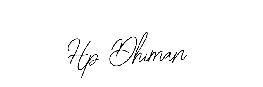 Similarly Bearetta-2O07w is the best handwritten signature design. Signature creator online .You can use it as an online autograph creator for name Hp Dhiman. Hp Dhiman signature style 12 images and pictures png