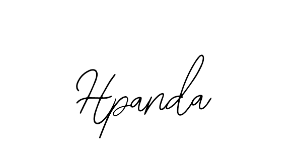 Design your own signature with our free online signature maker. With this signature software, you can create a handwritten (Bearetta-2O07w) signature for name Hpanda. Hpanda signature style 12 images and pictures png