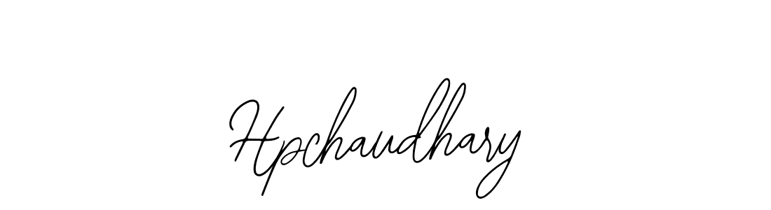 Design your own signature with our free online signature maker. With this signature software, you can create a handwritten (Bearetta-2O07w) signature for name Hpchaudhary. Hpchaudhary signature style 12 images and pictures png