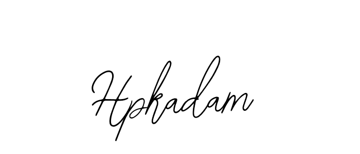 Also You can easily find your signature by using the search form. We will create Hpkadam name handwritten signature images for you free of cost using Bearetta-2O07w sign style. Hpkadam signature style 12 images and pictures png