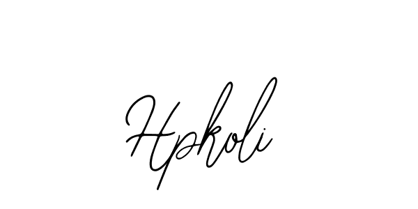 How to Draw Hpkoli signature style? Bearetta-2O07w is a latest design signature styles for name Hpkoli. Hpkoli signature style 12 images and pictures png