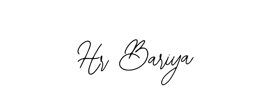 The best way (Bearetta-2O07w) to make a short signature is to pick only two or three words in your name. The name Hr Bariya include a total of six letters. For converting this name. Hr Bariya signature style 12 images and pictures png