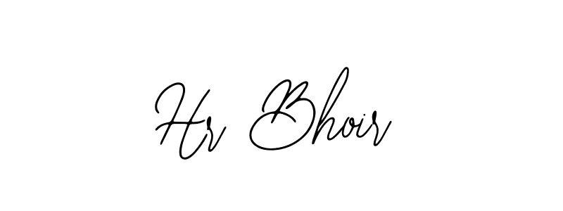 Bearetta-2O07w is a professional signature style that is perfect for those who want to add a touch of class to their signature. It is also a great choice for those who want to make their signature more unique. Get Hr Bhoir name to fancy signature for free. Hr Bhoir signature style 12 images and pictures png