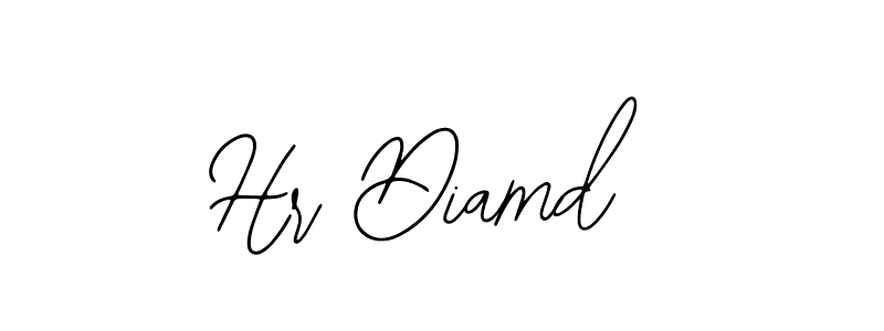 Use a signature maker to create a handwritten signature online. With this signature software, you can design (Bearetta-2O07w) your own signature for name Hr Diamd. Hr Diamd signature style 12 images and pictures png