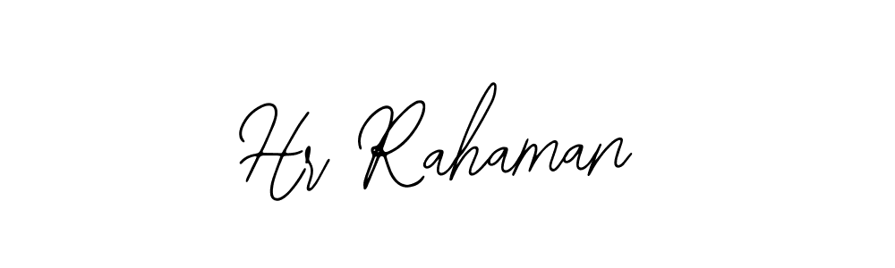 Similarly Bearetta-2O07w is the best handwritten signature design. Signature creator online .You can use it as an online autograph creator for name Hr Rahaman. Hr Rahaman signature style 12 images and pictures png