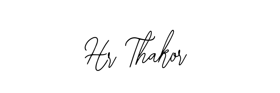 The best way (Bearetta-2O07w) to make a short signature is to pick only two or three words in your name. The name Hr Thakor include a total of six letters. For converting this name. Hr Thakor signature style 12 images and pictures png