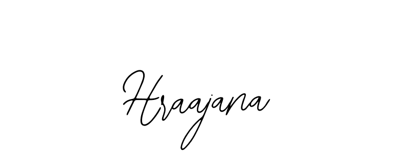 How to make Hraajana name signature. Use Bearetta-2O07w style for creating short signs online. This is the latest handwritten sign. Hraajana signature style 12 images and pictures png