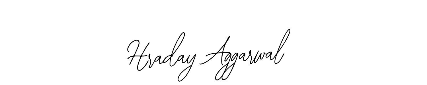 Create a beautiful signature design for name Hraday Aggarwal. With this signature (Bearetta-2O07w) fonts, you can make a handwritten signature for free. Hraday Aggarwal signature style 12 images and pictures png