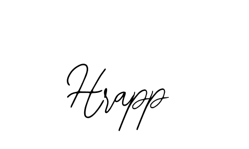 Design your own signature with our free online signature maker. With this signature software, you can create a handwritten (Bearetta-2O07w) signature for name Hrapp. Hrapp signature style 12 images and pictures png