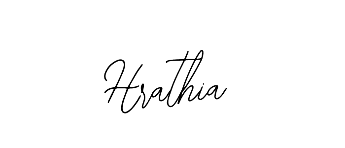 Similarly Bearetta-2O07w is the best handwritten signature design. Signature creator online .You can use it as an online autograph creator for name Hrathia. Hrathia signature style 12 images and pictures png