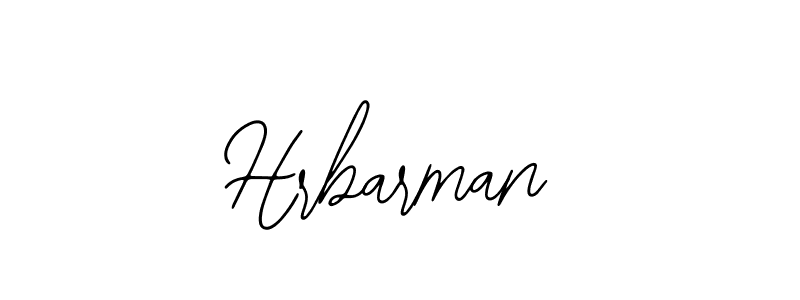 Use a signature maker to create a handwritten signature online. With this signature software, you can design (Bearetta-2O07w) your own signature for name Hrbarman. Hrbarman signature style 12 images and pictures png