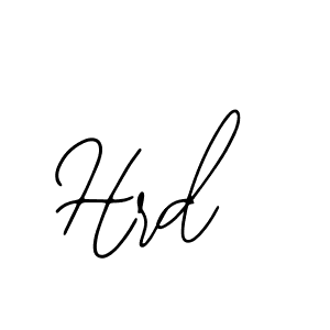 Design your own signature with our free online signature maker. With this signature software, you can create a handwritten (Bearetta-2O07w) signature for name Hrd. Hrd signature style 12 images and pictures png
