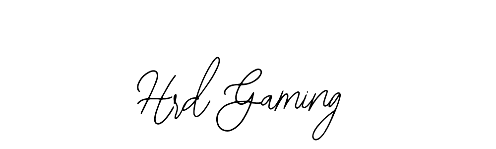Create a beautiful signature design for name Hrd Gaming. With this signature (Bearetta-2O07w) fonts, you can make a handwritten signature for free. Hrd Gaming signature style 12 images and pictures png