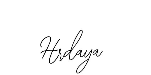 Hrdaya stylish signature style. Best Handwritten Sign (Bearetta-2O07w) for my name. Handwritten Signature Collection Ideas for my name Hrdaya. Hrdaya signature style 12 images and pictures png