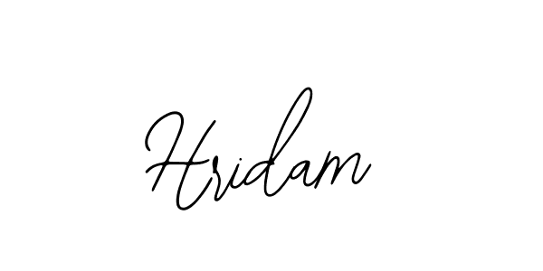 Design your own signature with our free online signature maker. With this signature software, you can create a handwritten (Bearetta-2O07w) signature for name Hridam. Hridam signature style 12 images and pictures png