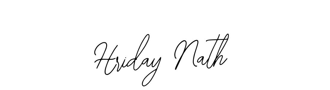 You should practise on your own different ways (Bearetta-2O07w) to write your name (Hriday Nath) in signature. don't let someone else do it for you. Hriday Nath signature style 12 images and pictures png