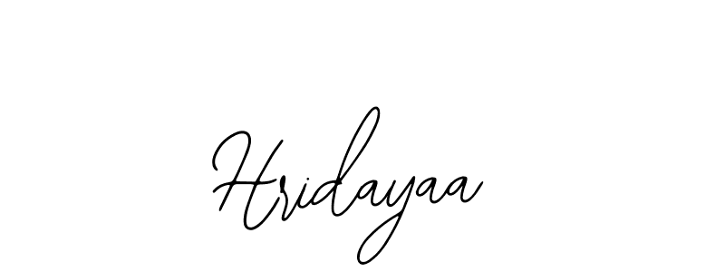 How to make Hridayaa signature? Bearetta-2O07w is a professional autograph style. Create handwritten signature for Hridayaa name. Hridayaa signature style 12 images and pictures png