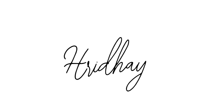 You should practise on your own different ways (Bearetta-2O07w) to write your name (Hridhay) in signature. don't let someone else do it for you. Hridhay signature style 12 images and pictures png