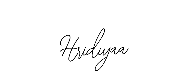 Also we have Hridiyaa name is the best signature style. Create professional handwritten signature collection using Bearetta-2O07w autograph style. Hridiyaa signature style 12 images and pictures png