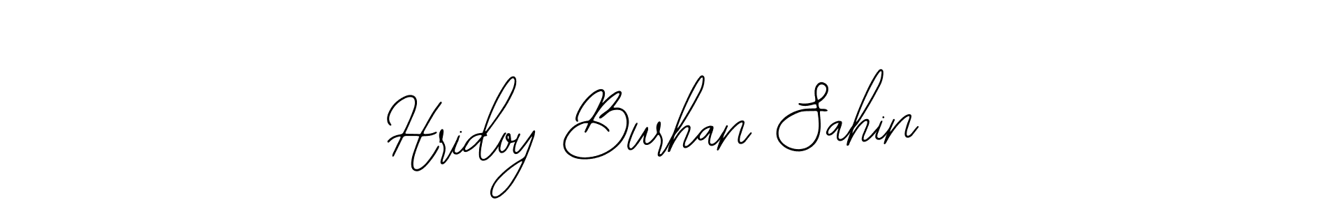 Make a beautiful signature design for name Hridoy Burhan Sahin. Use this online signature maker to create a handwritten signature for free. Hridoy Burhan Sahin signature style 12 images and pictures png