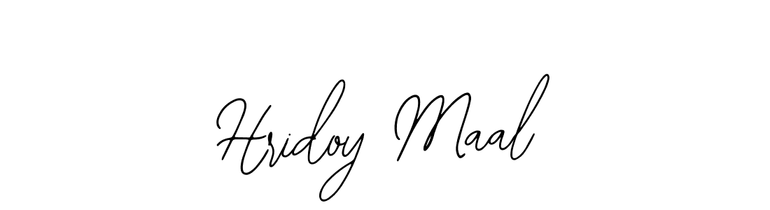 Use a signature maker to create a handwritten signature online. With this signature software, you can design (Bearetta-2O07w) your own signature for name Hridoy Maal. Hridoy Maal signature style 12 images and pictures png