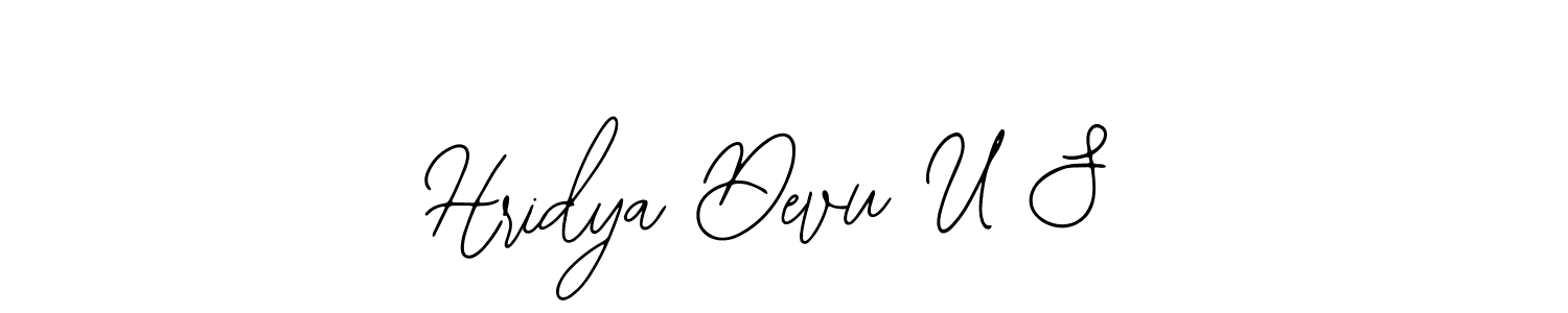Make a beautiful signature design for name Hridya Devu U S. Use this online signature maker to create a handwritten signature for free. Hridya Devu U S signature style 12 images and pictures png