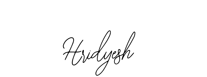 Also we have Hridyesh name is the best signature style. Create professional handwritten signature collection using Bearetta-2O07w autograph style. Hridyesh signature style 12 images and pictures png
