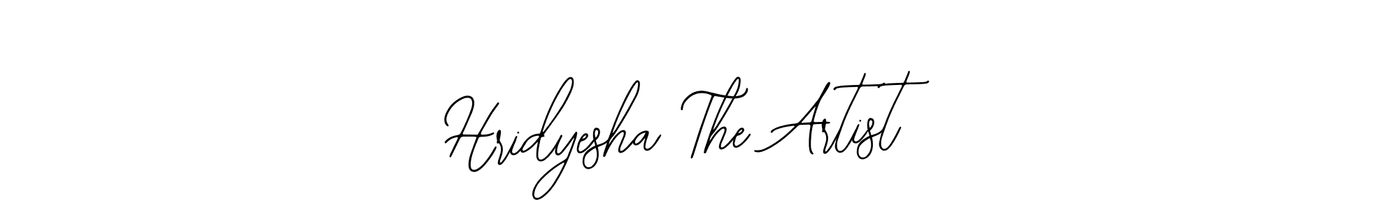 if you are searching for the best signature style for your name Hridyesha The Artist. so please give up your signature search. here we have designed multiple signature styles  using Bearetta-2O07w. Hridyesha The Artist signature style 12 images and pictures png