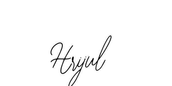 Use a signature maker to create a handwritten signature online. With this signature software, you can design (Bearetta-2O07w) your own signature for name Hrijul. Hrijul signature style 12 images and pictures png