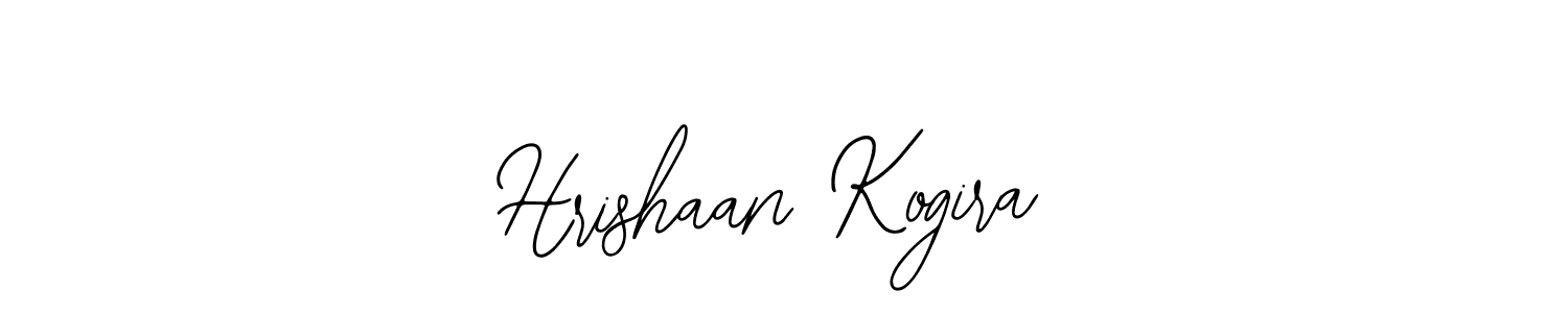 You should practise on your own different ways (Bearetta-2O07w) to write your name (Hrishaan Kogira) in signature. don't let someone else do it for you. Hrishaan Kogira signature style 12 images and pictures png