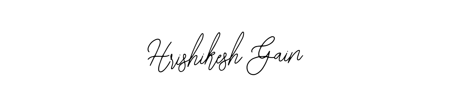 Design your own signature with our free online signature maker. With this signature software, you can create a handwritten (Bearetta-2O07w) signature for name Hrishikesh Gain. Hrishikesh Gain signature style 12 images and pictures png