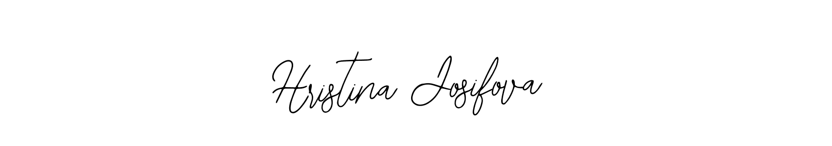 The best way (Bearetta-2O07w) to make a short signature is to pick only two or three words in your name. The name Hristina Josifova include a total of six letters. For converting this name. Hristina Josifova signature style 12 images and pictures png