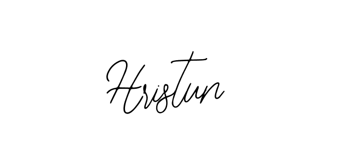 You should practise on your own different ways (Bearetta-2O07w) to write your name (Hristun) in signature. don't let someone else do it for you. Hristun signature style 12 images and pictures png