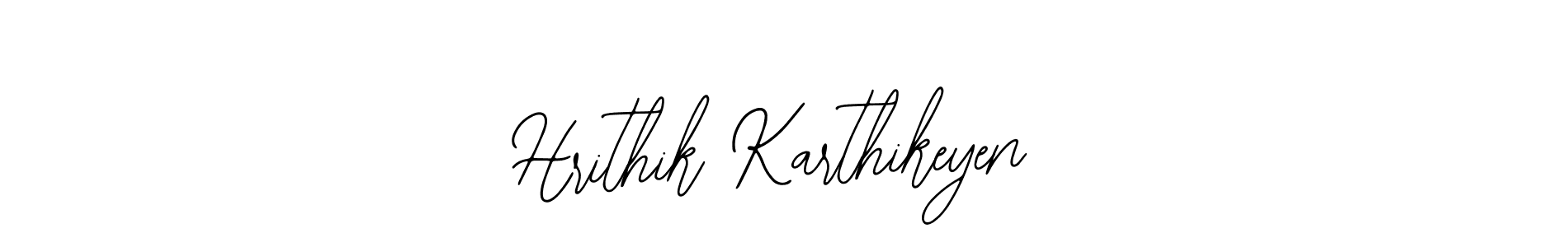 Bearetta-2O07w is a professional signature style that is perfect for those who want to add a touch of class to their signature. It is also a great choice for those who want to make their signature more unique. Get Hrithik Karthikeyen name to fancy signature for free. Hrithik Karthikeyen signature style 12 images and pictures png