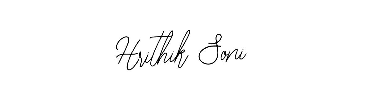 You should practise on your own different ways (Bearetta-2O07w) to write your name (Hrithik Soni) in signature. don't let someone else do it for you. Hrithik Soni signature style 12 images and pictures png