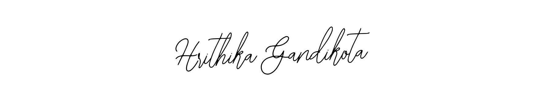 Design your own signature with our free online signature maker. With this signature software, you can create a handwritten (Bearetta-2O07w) signature for name Hrithika Gandikota. Hrithika Gandikota signature style 12 images and pictures png